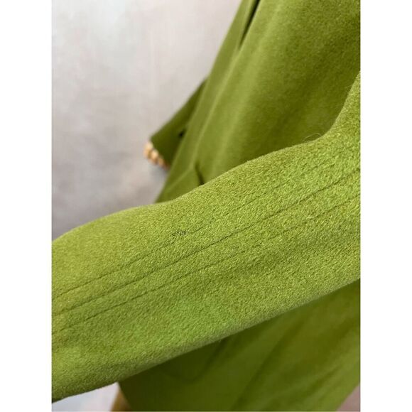 Vintage 1990s Plus Size Oscar de La Renta Wool Blend Overcoat - Picture 6 of 13